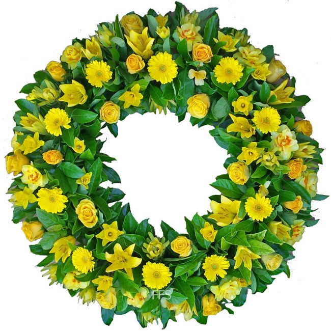 Large Yellow Vibrant Tribute