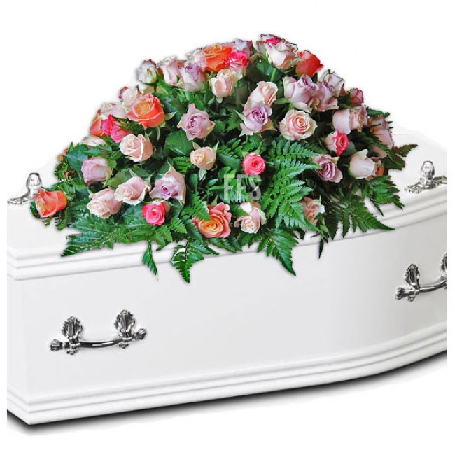 Casket Flowers for a Girl The Funeral Flower Shop