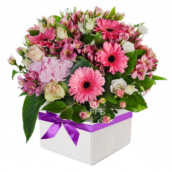 Assorted Pink Flower Arrangement