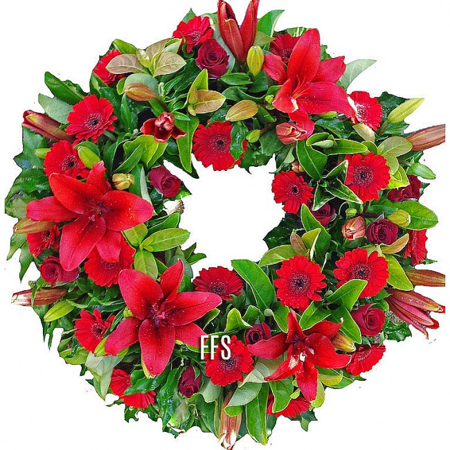 Floral Tribute in Red