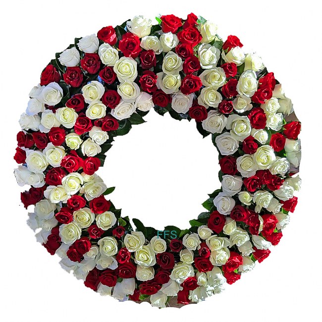 200 Roses Wreath Melbourne