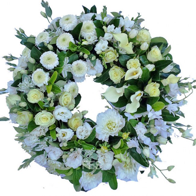 Floral Tribute in White