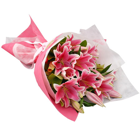 Oriental Lilies Bouquet