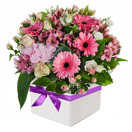 Assorted Pink Flower Arrangement