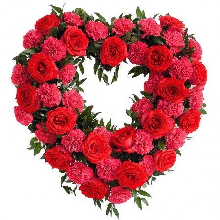 Heart in Red Tones