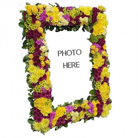 Photo Framed Wreath